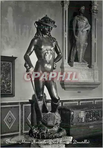 Cartes postales moderne Florence Le Musee National David (Bronze de Donatello)