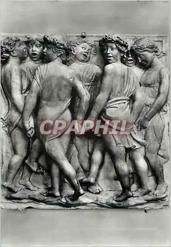 Cartes postales moderne Firenze Museo di S Maria del Fiore Cantoria di L della Robbia Un Panneau