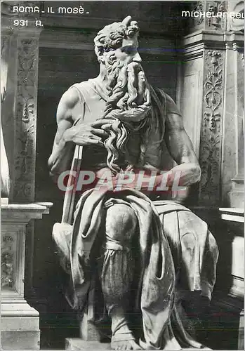Cartes postales moderne Roma Il Mose Michelangelo