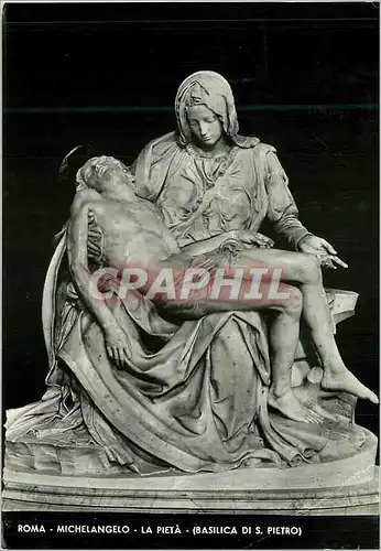 Moderne Karte Roma Michelangelo La Pieta  La Pieta (Basilica di S Pietro)