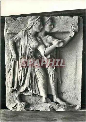 Cartes postales moderne Metopes du Temple major du Sanctuaire de Hera a la Gosier du Sele