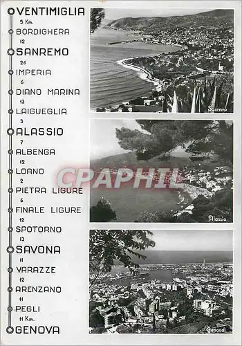 Cartes postales moderne Riviera di Ponente