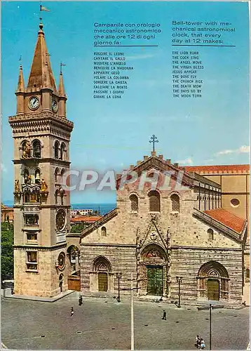 Moderne Karte Messina La Cathedrale