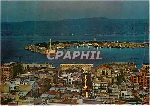 Cartes postales moderne Messina La Nuit