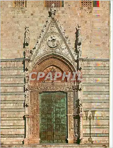 Moderne Karte Messina Portail de la Cathedrale