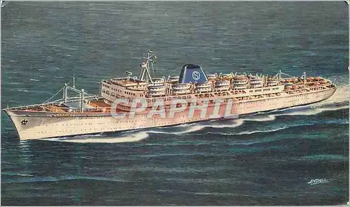 Moderne Karte Grimaldi Siosa Bateau