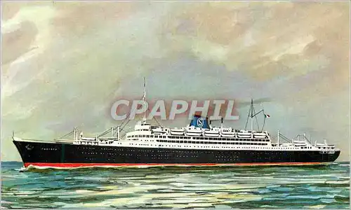 Cartes postales moderne Caribia the new Ilag Ship 24495 tons Express Service UK West Indies Grimaldi Siosa Bateau