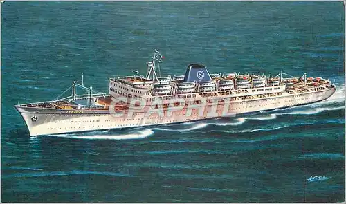 Moderne Karte Grimaldi Siosa Bateau