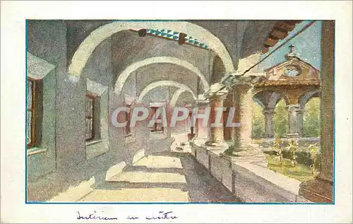 Cartes postales moderne Roma Piazza Priscilla Casa del Cenacolo Chiostro