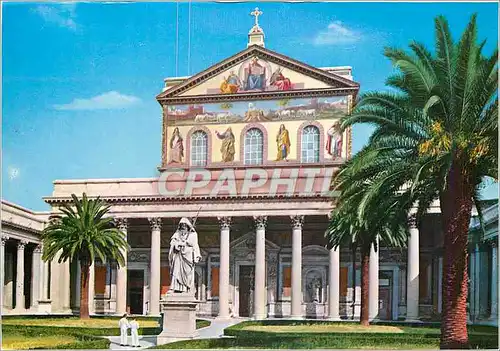 Cartes postales moderne Basilique de St Paul Elle fut fondee par Costantin le Grand Elle etait l'Eglise belle et la plus