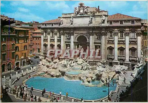 Moderne Karte Fontaine de Trevi Elle est Consideree Comme une des plus Belles Fontaines du Monde Sa Facade fut