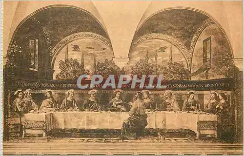 Cartes postales Firenze Museo di S Marco Ghirlandaiio Cenacolo Christ