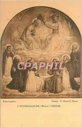 Cartes postales Firenze R Museo S Marco B Angelico L'Incoronazione della Vergine