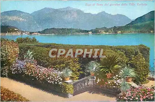 Cartes postales Lago di Como dal Giardino della Villa Carlotta