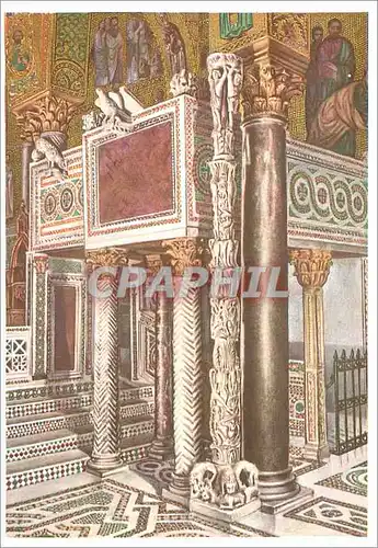 Cartes postales moderne Palermo Chapelle Palatine Le Chandelier pour la Chandelle de Paques