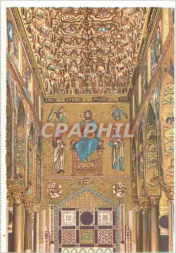 Cartes postales moderne Palermo Chapelle Palatine Le Trone Royal