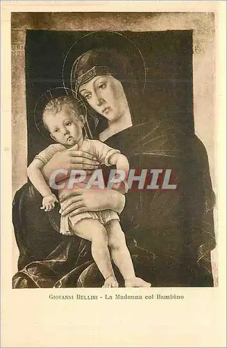 Cartes postales Giovanni Bellini Madonna col Bambino