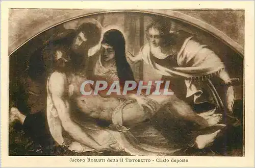 Ansichtskarte AK Jacopo Robusti detto il Tintoretto Cristo Deposto