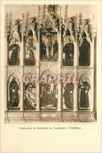 Cartes postales Girolamo di Giovanni da Camerino Polittico