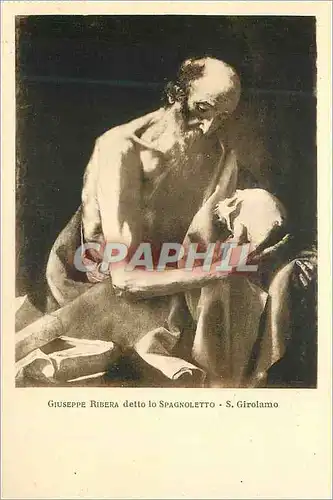 Cartes postales Guseppe Ribera Detto lo Spagnoletto S Girolamo