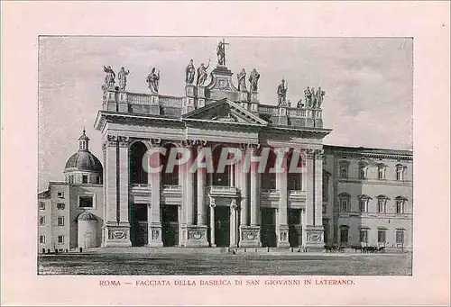 Ansichtskarte AK Roma Facciata della Basilica di San Giovanni in Laterano