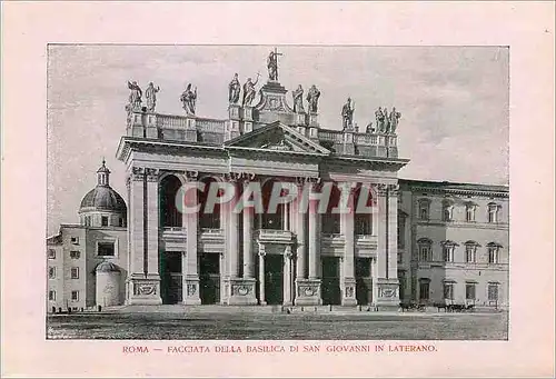 Cartes postales Roma Facciata della Basilica di San Giovanni in Laterano