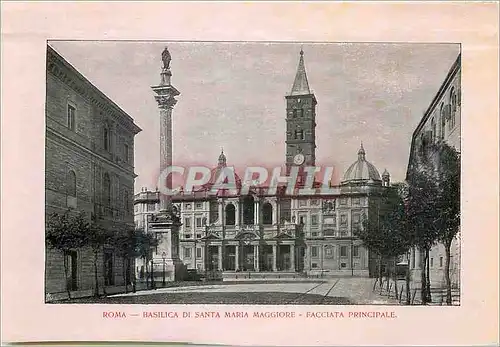 Cartes postales Roma Basilica di Santa Maria Maggiore Facciata Principale