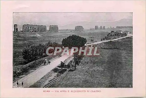 Cartes postales Roma via Appia e Acquedotti di Claudio