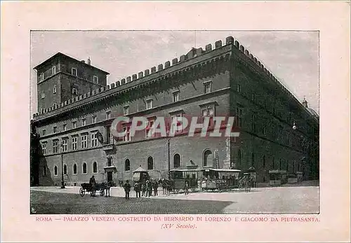 Cartes postales Roma Palazzo Venezia Costruito da Berardo di Lorenzo E Giacomo da Pietrasanta