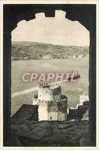 Ansichtskarte AK Istanbul Rumelihisarindan Bogazici A view of the Bosphorus from Rumelihisar