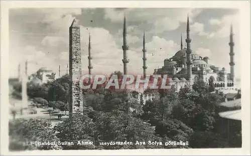 Cartes postales moderne Istanbul Suffan Ahmet Meydannunden Aya Sofya