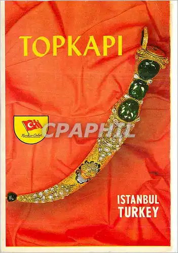 Cartes postales moderne Topkapi Sarayi Istanbul le Fameux Poignard qui est le Sujet de Film Topkapi