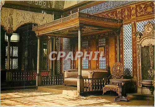 Cartes postales moderne Topkapi Sarayi Istanbul Harem Dairesi Hunkar Salonu (Buyuk Salon)