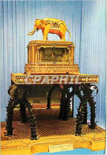 Cartes postales moderne Topkapi Sarayi Istanbul Boite de Bijou de l'Instrument de Musique et d'Elephant Art Lure