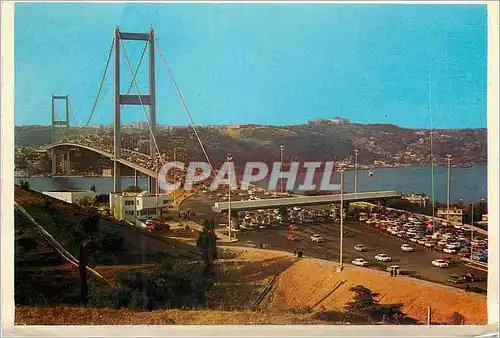 Cartes postales moderne Istanbul ve Guzellikleri Turkiye une Vue du Pont du Bosphore par Beylerbeyl