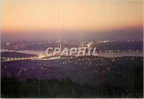 Cartes postales moderne Istanbul ve Guzellikleri Koprusune bir Bakis