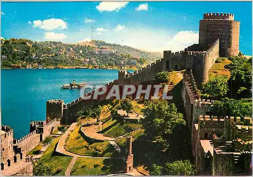 Cartes postales moderne Istanbul ve Guzellikleri la Forteresse et le Bosphore