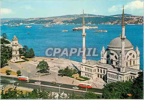 Cartes postales moderne Istanbul ve Saheserleri la Mosquee de Dolmabahce et le Bosphore