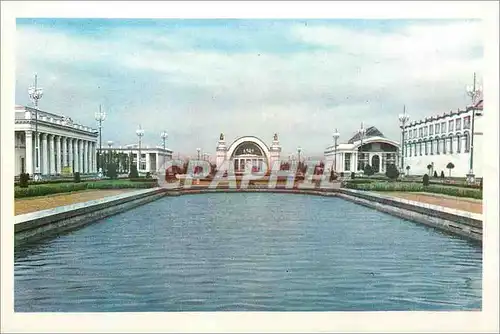 Cartes postales moderne URSS Kiev Capitale de la RSS d'Ukraine l'Exposition de l'Economie Nationale