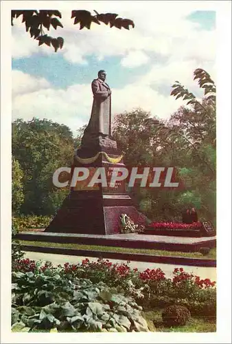 Cartes postales moderne URSS Kiev Capitale de la RSS d'Ukraine le Monument au General Vatoutine