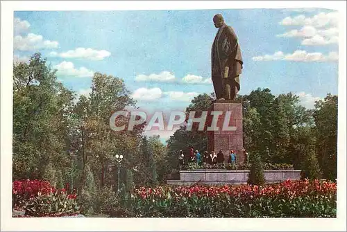 Cartes postales moderne URSS Kiev Capitale de la RSS d'Ukraine le Monument a T Chevtchenko