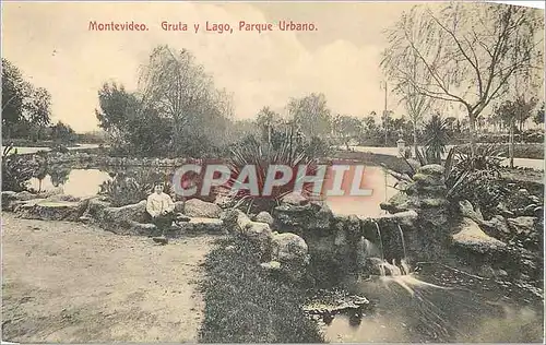 Cartes postales Montevideo Gruto y Lago Parque Urbano