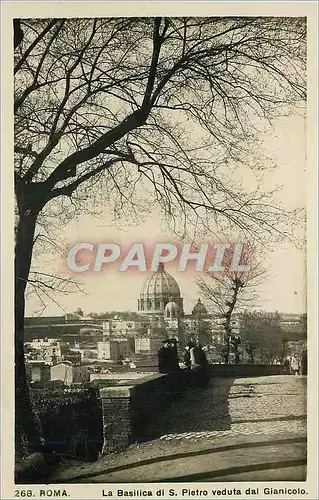 Cartes postales Roma la Basilica di S Pietro Veduta dal Gianicolo