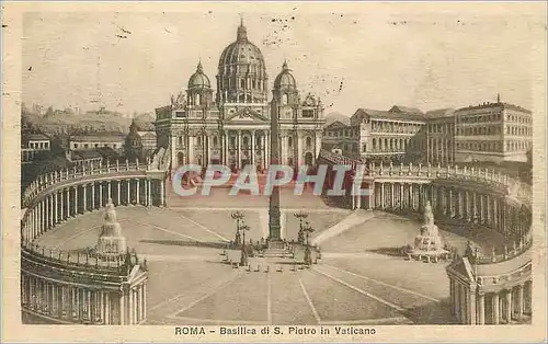 Cartes postales Roma Basilica di S Pietro in Vaticano