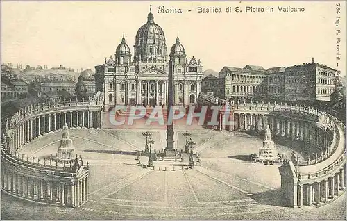 Ansichtskarte AK Roma Basilica di S Pietro in Vaticano