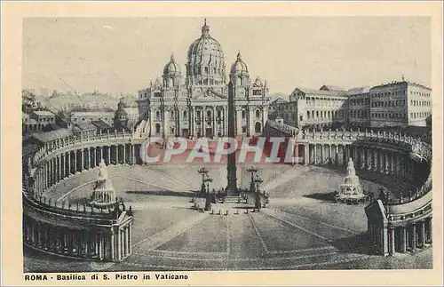 Ansichtskarte AK Roma Basilica di S Pietro in Vaticano