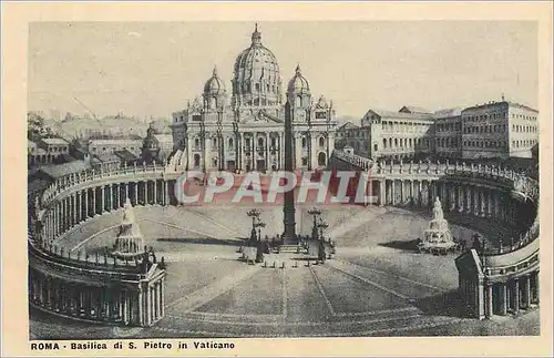 Cartes postales Roma Basilica di S Pietro in Vaticano