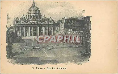 Cartes postales S Pietro e Basilica Vaticana