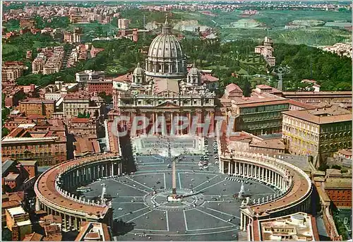 Cartes postales moderne Roma Place St Pierre vue Aerienne