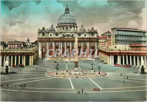 Moderne Karte Roma Place et Basilique de St Pierre